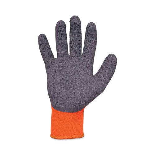 Ergodyne Proflex 7401 Coated Lightweight Winter Gloves Orange Large Pair