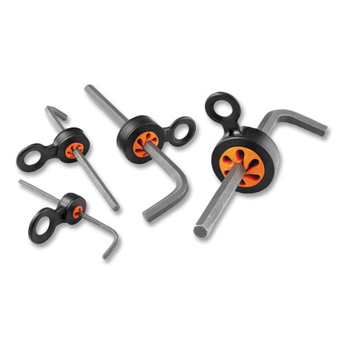 Ergodyne Squids 3194 Hand Tool Tethering Kit 1 Lb Max Working Capacity 12" To 48" Long Black/orange