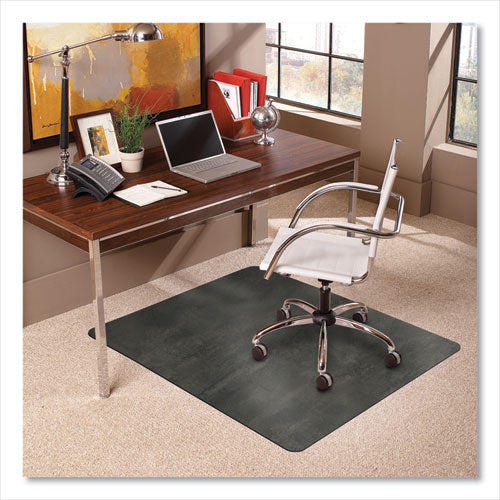 ES Robbins Trendsetter Chair Mat For Medium Pile Carpet 36x48 Pewter