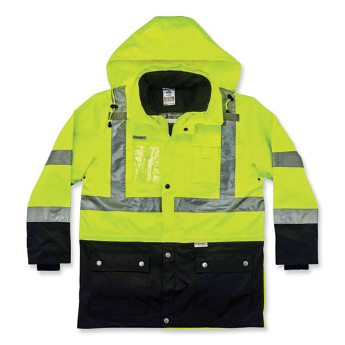 Ergodyne Glowear 8388 Class 3/2 Hi-vis Thermal Jacket Kit Large Lime