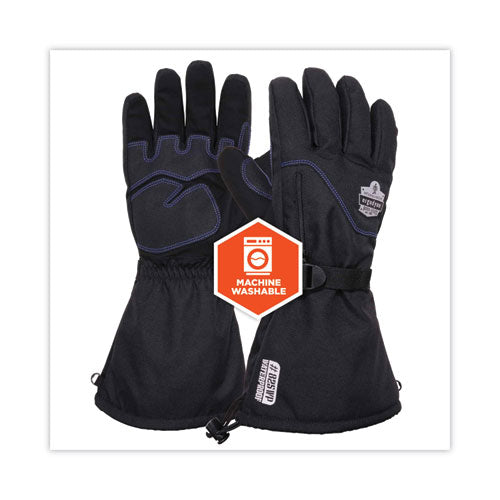 Ergodyne Proflex 825wp Thermal Waterproof Winter Work Gloves Black Medium Pair