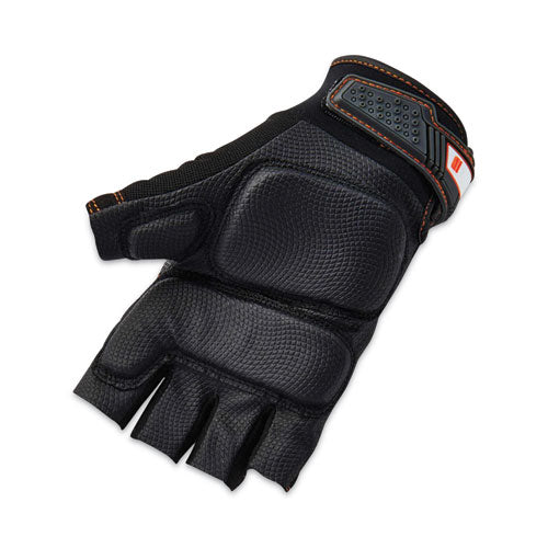 Ergodyne Proflex 900 Half-finger Impact Gloves Black X-large Pair
