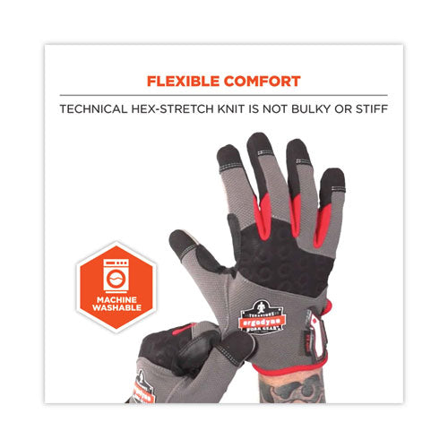 Ergodyne Proflex 710cr Heavy-duty Cr Gloves Gray 2x-large Pair