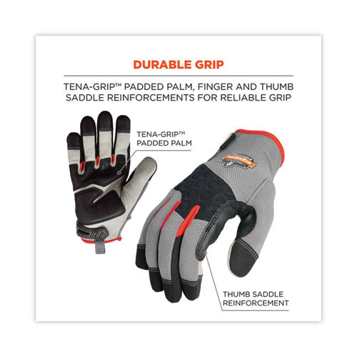 Ergodyne Proflex 710cr Heavy-duty Cr Gloves Gray 2x-large Pair