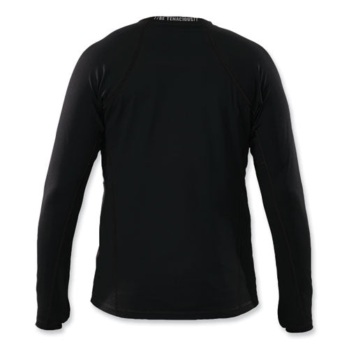 Ergodyne N-ferno 6435 Midweight Long Sleeve Base Layer Shirt 2x-large Black