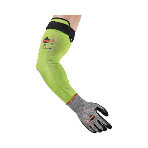 Ergodyne Proflex 7941-pr Cr Protective Arm Sleeve 22" Lime Pair