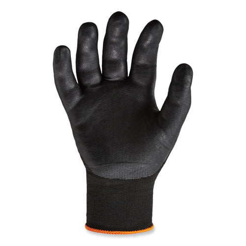 Ergodyne Proflex 7001-case Nitrile Coated Gloves Black Medium 144 Pairs/Case