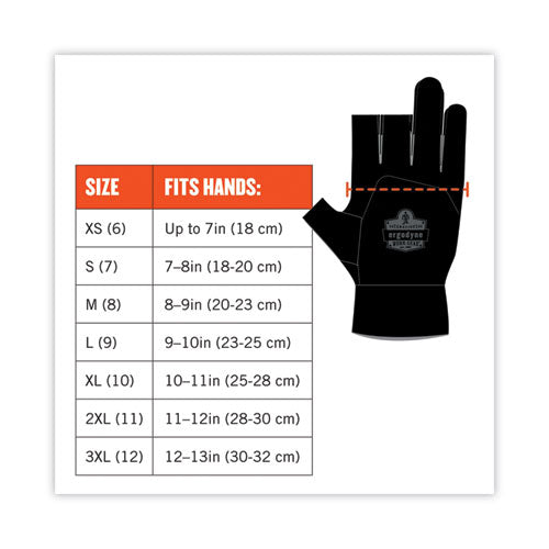 Ergodyne Proflex 720ltr Heavy-duty Leather-reinforced Framing Gloves Black Medium Pair