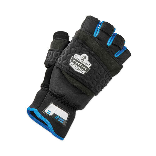 Ergodyne Proflex 816 Thermal Flip-top Gloves Black Medium Pair