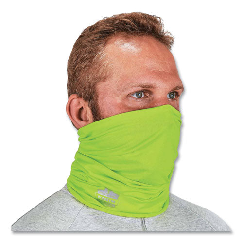 Ergodyne Chill-its 6487 Cooling Performance Knit Multi-band Polyester/spandex One Size Hi-vis Lime