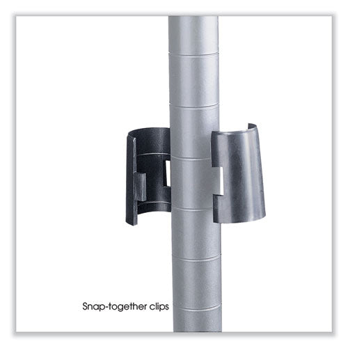 Safco Industrial Add-on Unit Four-shelf 48wx18dx72h Steel Metallic Gray