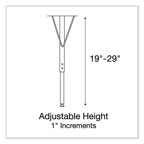 Correll Adjustable Activity Table Rectangular 60"x30"x19" To 29" Med Oak Top Black Legs 4/pallet