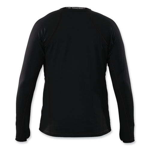 Ergodyne N-ferno 6435 Midweight Long Sleeve Base Layer Shirt 3x-large Black