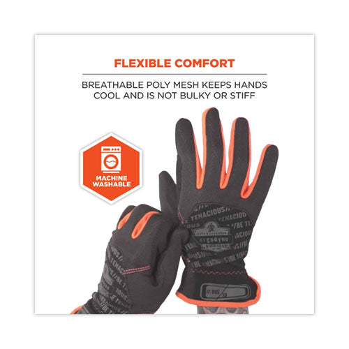 Ergodyne Proflex 815 Quickcuff Mechanics Gloves Black Small Pair