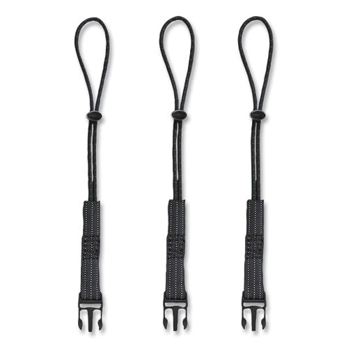 Ergodyne Squids 3192 Wrist Lanyard Tethering Kit 3 Lb Max Working Capacity 7.5" Long Black