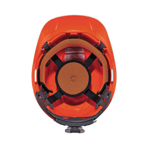 Ergodyne Skullerz 8970led Class E Hard Hat Cap Style With Led Light Orange