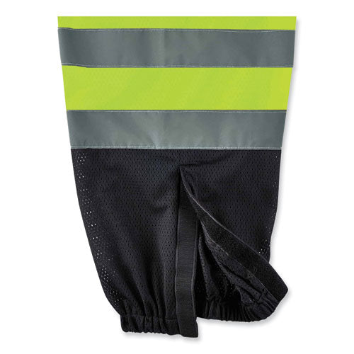 Ergodyne Glowear 8910bk Class E Hi-vis Pants With Black Bottom Polyester 2x-large/3x-large Lime