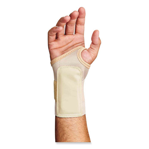 Ergodyne Proflex 4000 Single Strap Wrist Support Medium Fits Right Hand Tan