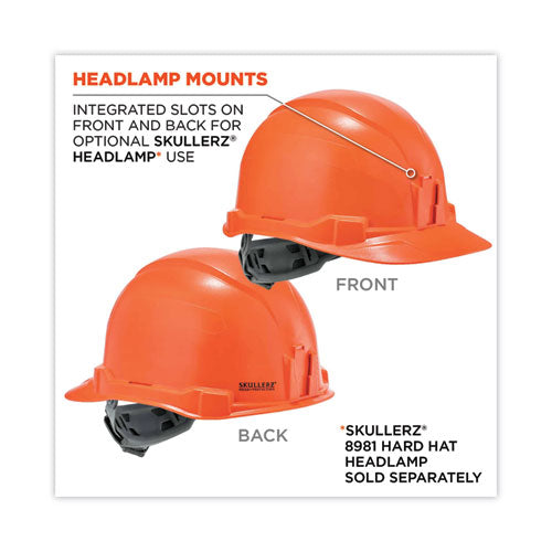 Ergodyne Skullerz 8970 Class E Hard Hat Cap Style Orange