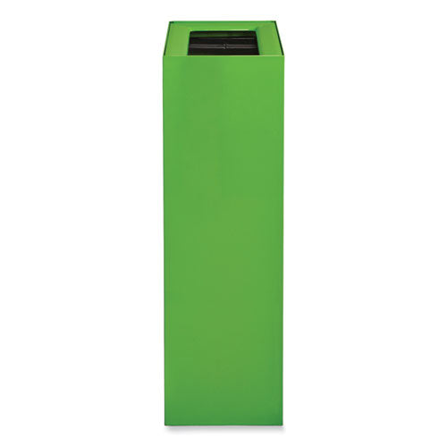 Safco Mixx Recycling Center Rectangular Receptacle 29 Gal Steel Green