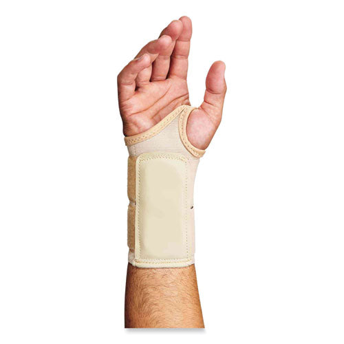 Ergodyne Proflex 4010 Double Strap Wrist Support Large Fits Left Hand Tan