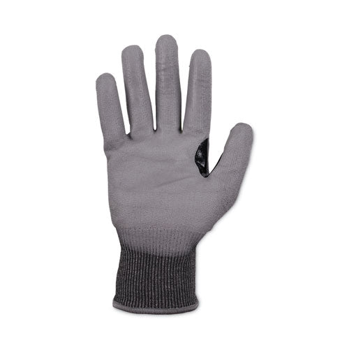 Ergodyne Proflex 7071 Ansi A7 Pu Coated Cr Gloves Gray Small 12 Pairs/pack