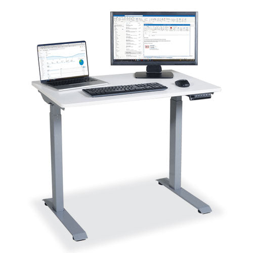Victor Electric Height Adjustable Standing Desk 36x23.6x38.7 To 48.4 White