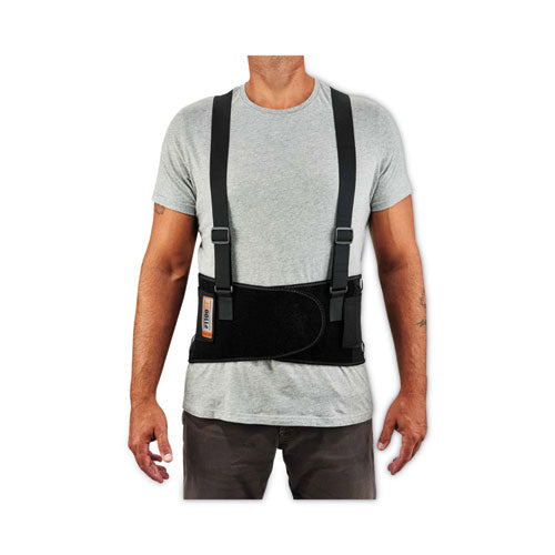 Ergodyne Proflex 1100sf Standard Spandex Back Support Brace 3x-large 46" To 52" Waist Black