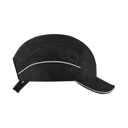 Ergodyne Skullerz 8955 Lightweight Bump Cap Hat Short Brim Black