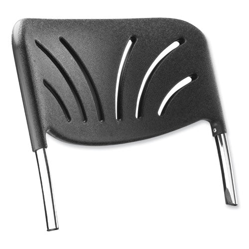 NPS Backrest For Nps 6600 Series Elephant Z-stools 16.25x4.5x19 Plastic/steel Black