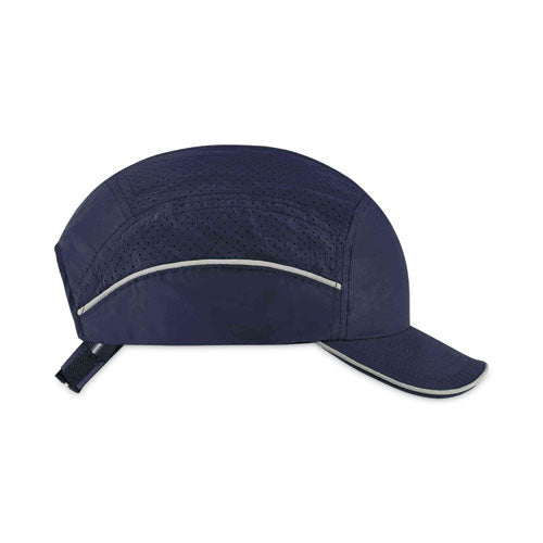 Ergodyne Skullerz 8955 Lightweight Bump Cap Hat Short Brim Navy