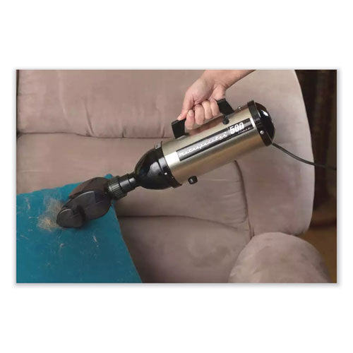 MetroVac Evolution Hand Vacuum With Turbo Brush Silver/black