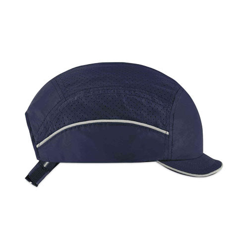 Ergodyne Skullerz 8955 Lightweight Bump Cap Hat Micro Brim Navy