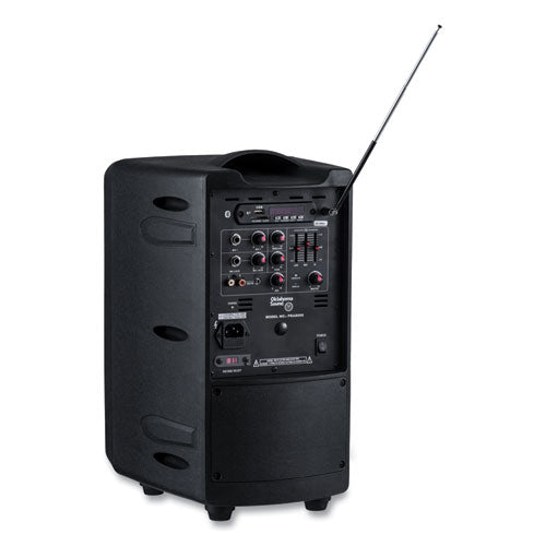 Oklahoma Sound Wireless Pa System With Wireless Tie Clip Microphone 40 W Black