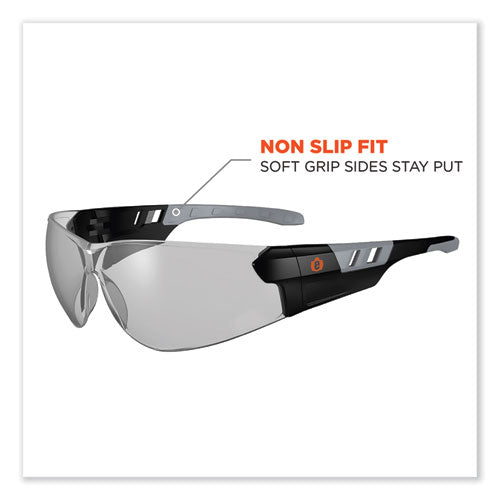 Ergodyne Skullerz Saga Frameless Safety Glasses Black Nylon Impact Frame Antifog Indr/outdr Polycarb Lensships In 1-3 Business Days