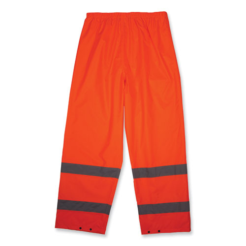 Ergodyne Glowear 8916 Class E Lightweight Hi-vis Rain Pants Medium Orange