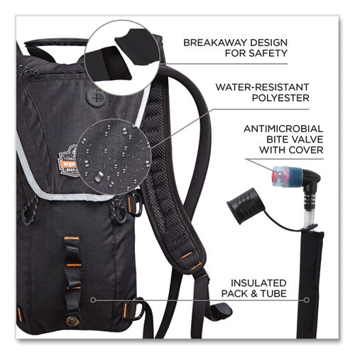 Ergodyne Chill-its 5156 Low Profile Hydration Pack 3 L Black