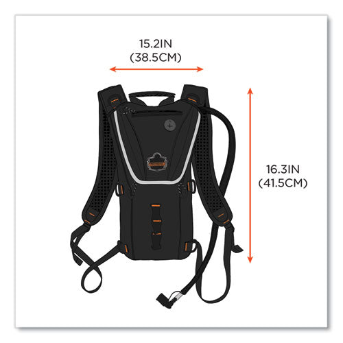 Ergodyne Chill-its 5156 Low Profile Hydration Pack 3 L Black