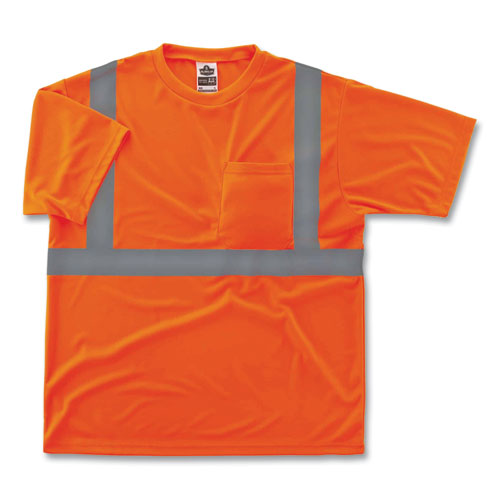 Ergodyne Glowear 8289 Class 2 Hi-vis T-shirt Polyester Orange 5x-large