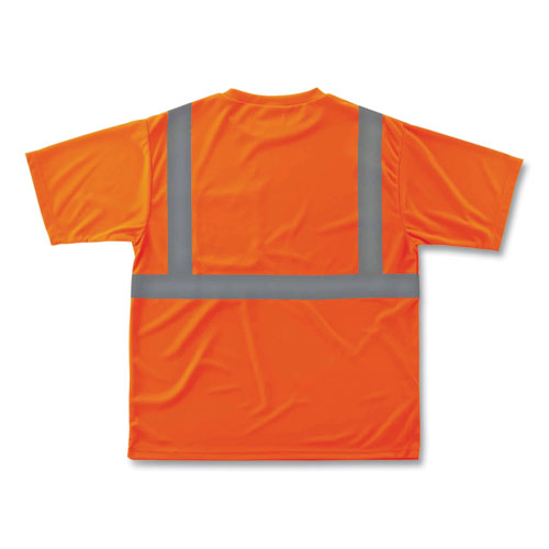 Ergodyne Glowear 8289 Class 2 Hi-vis T-shirt Polyester Orange 5x-large