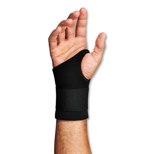 Ergodyne Proflex 670 Ambidextrous Single Strap Wrist Support X-large Fits Left/right Hand Black