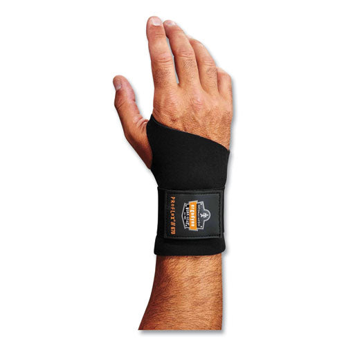 Ergodyne Proflex 670 Ambidextrous Single Strap Wrist Support X-large Fits Left/right Hand Black