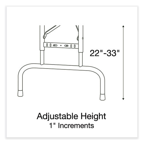 Correll Adjustable Folding Tables Rectangular 60"x30"x22" To 32" Mocha Top Brown Legs 4/pallet
