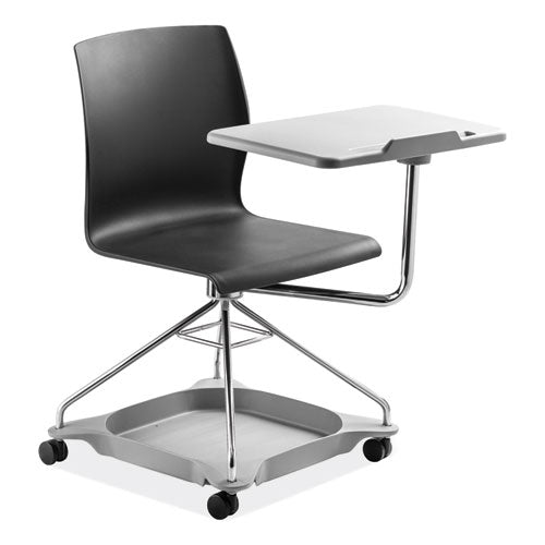 NPS Cogo Mobile Tablet Chair Supports Up To 440 Lb 18.75" Seat Height Black Seat/back Chrome Frameships In 1-3 Business Days