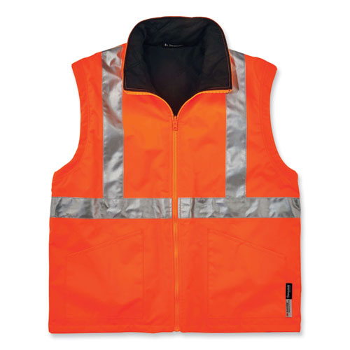 Ergodyne Glowear 8385 Class 3 Hi-vis 4-in-1 Jacket X-large Orange