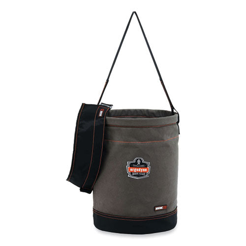 Ergodyne Arsenal 5930t Web Handle Canvas Hoist Bucket And Top 150 Lb Gray