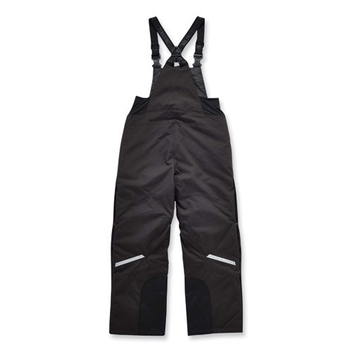 Ergodyne N-ferno 6471 Thermal Bibs With 500d Nylon Shell X-large Black