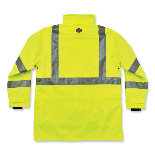 Ergodyne Glowear 8385 Class 3 Hi-vis 4-in-1 Jacket Large Lime