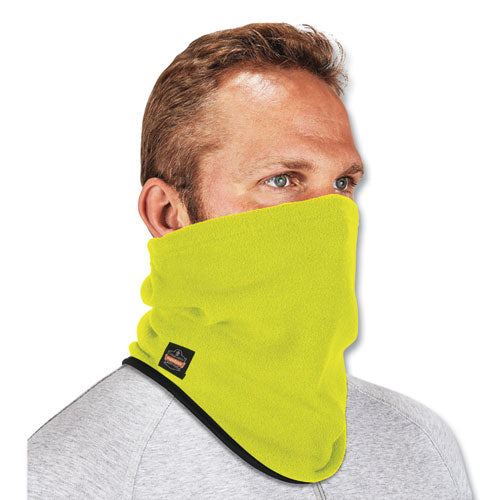 Ergodyne N-ferno 6960 Fleece Neck Gaiter Fleece One Size Fits Most Hi-vis Lime