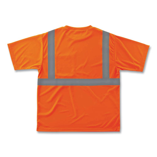 Ergodyne Glowear 8289 Class 2 Hi-vis T-shirt Polyester Orange 4x-large